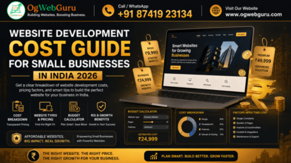 Small Business Website Cost Guide India 2026
